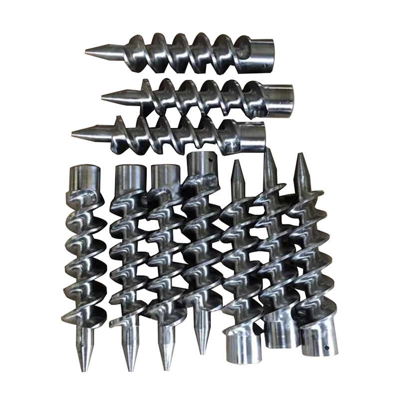 Customized 304 Stainless Steel Feeding Screw Food Grade Mixer Conveying Screw Rod Double Spiral Non-Standard Custom